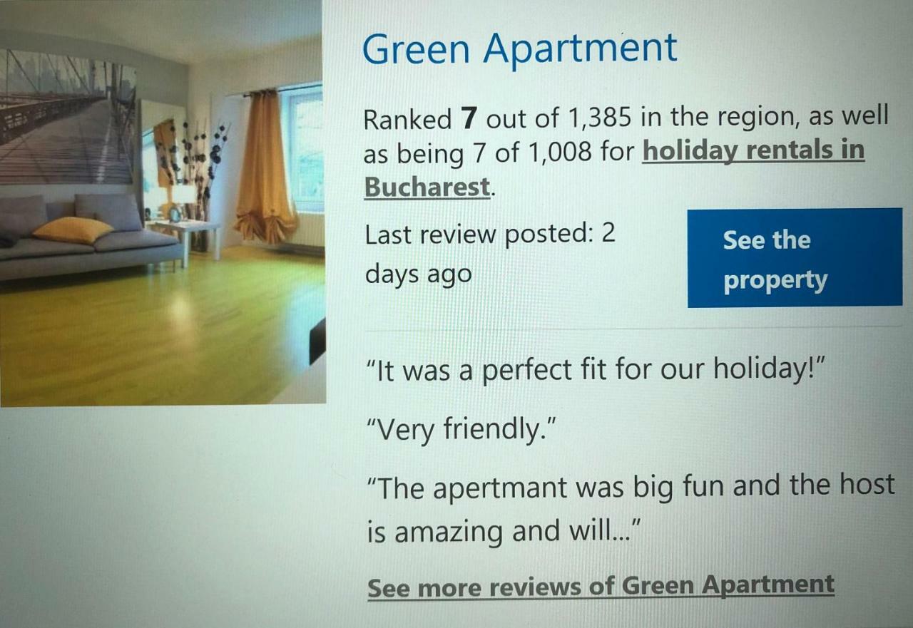 Green Apartment 4 Mircea Voda ブカレスト エクステリア 写真